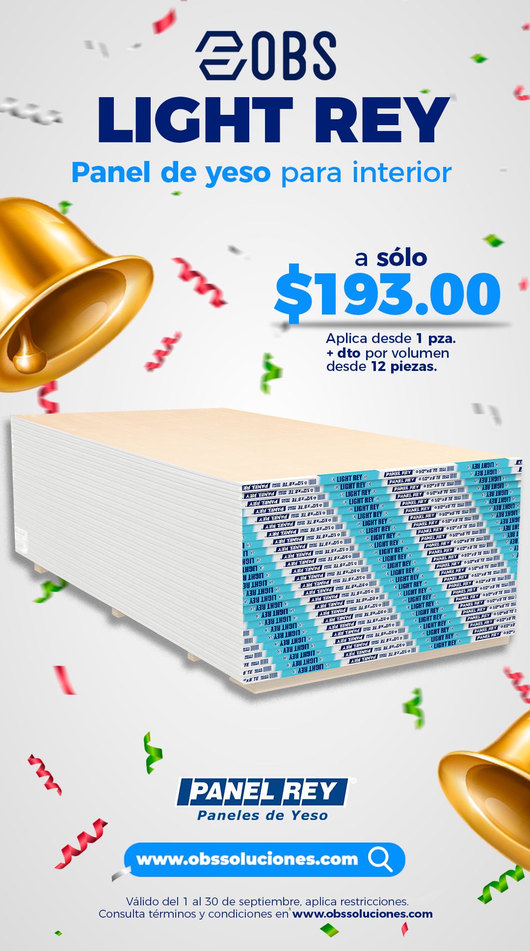 PANEL LIGHT REY COMPLETA