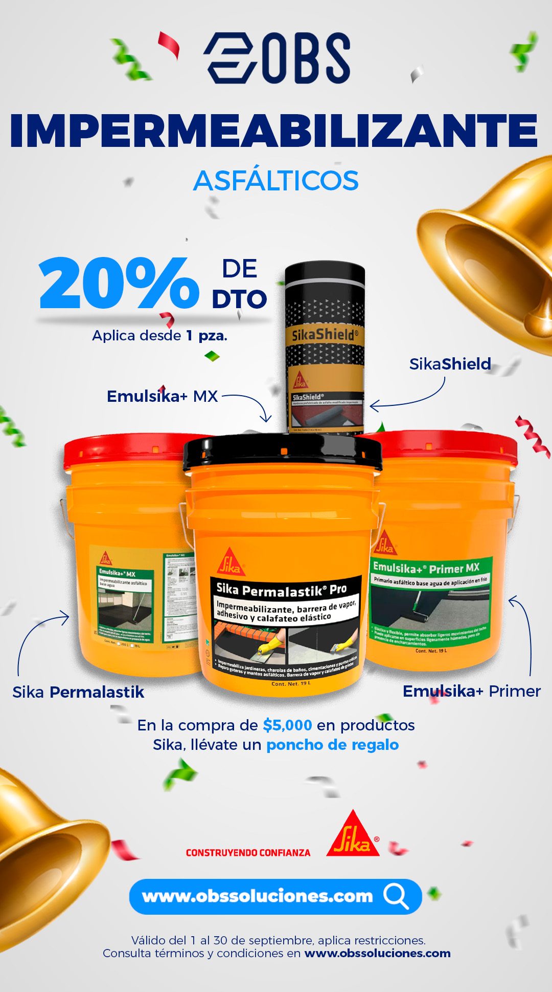 SIKA IMPERMEABILIZANTES ASFÁLTICOS COMPLETA