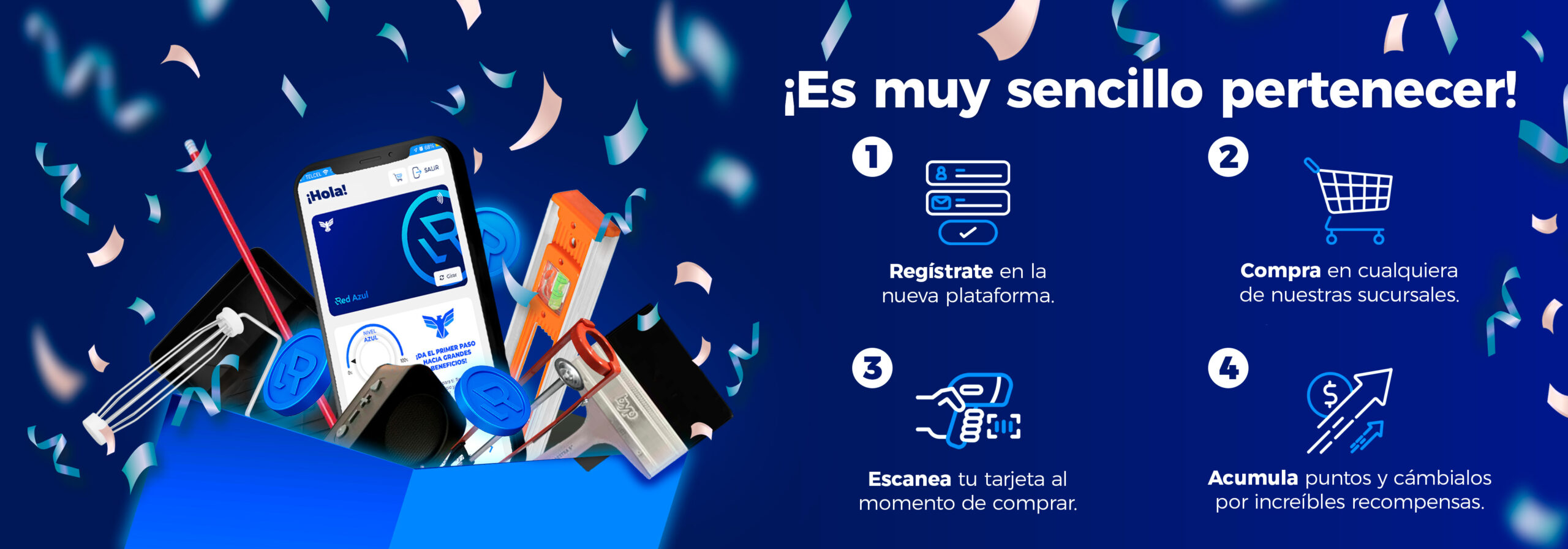 ¡Es muy sencillo pertenecer!