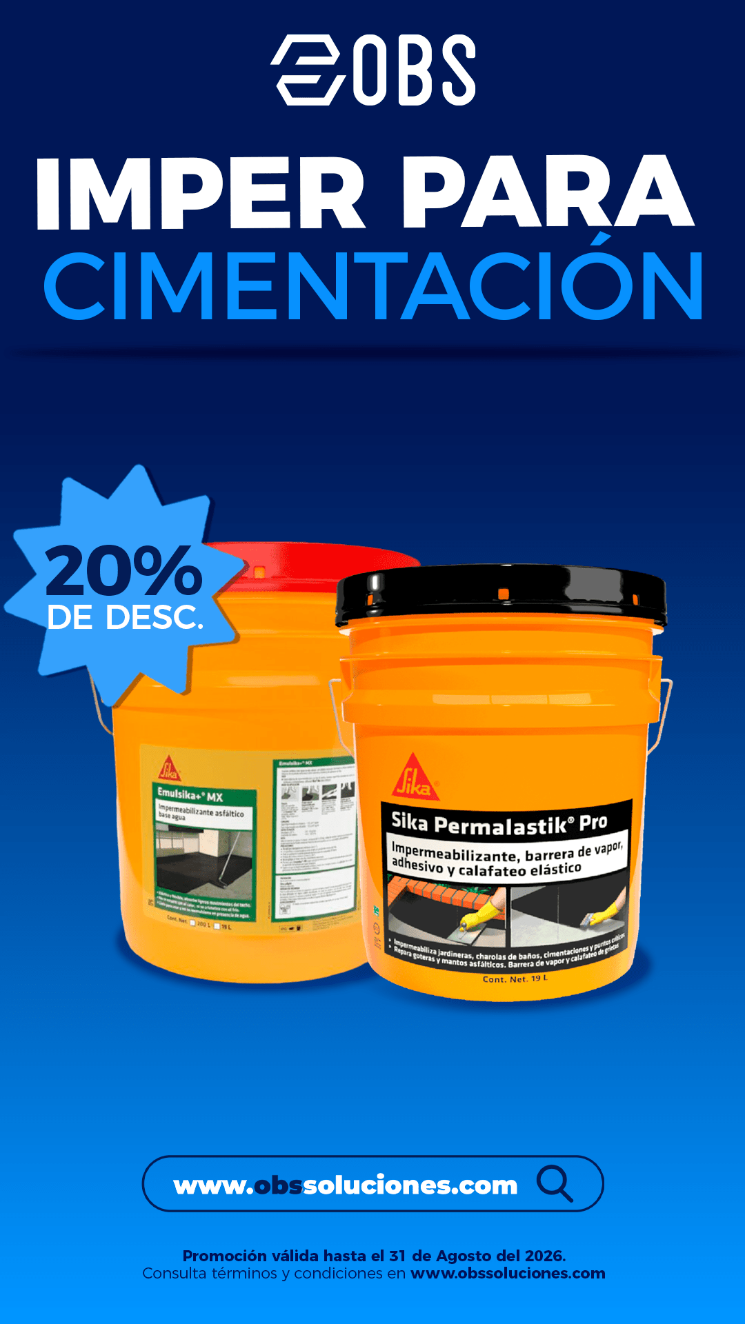 IMPER CIMENTACIÓN - AGOSTO